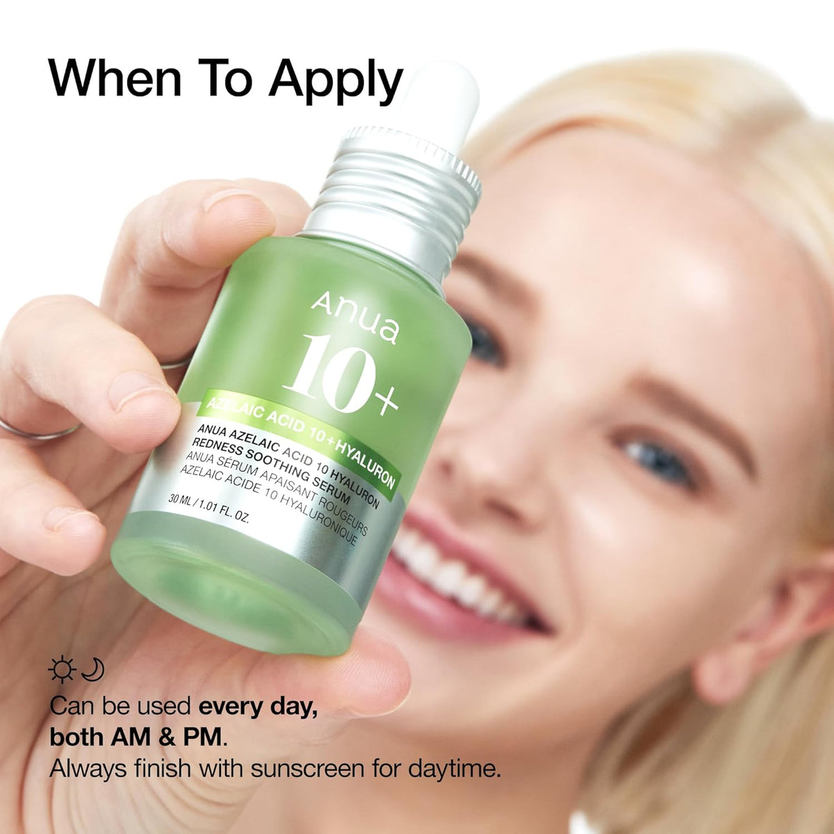 Anua Azelaic Acid 10  HYALURON REDNESS SOOTHING SERUM