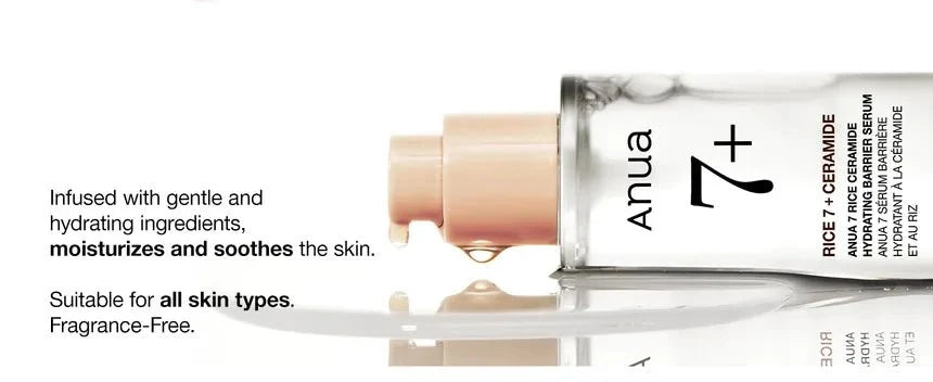 ANUA Rice 7 Ceramide Hydrating Barrier Serum 50ml