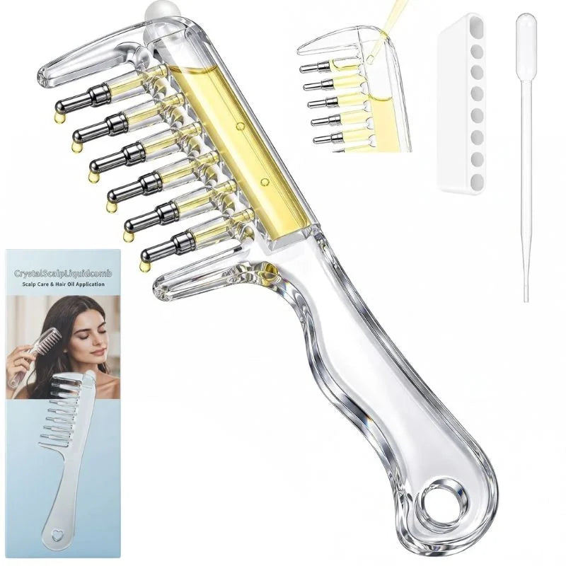 Transparent Hair Scalp Applicator Comb